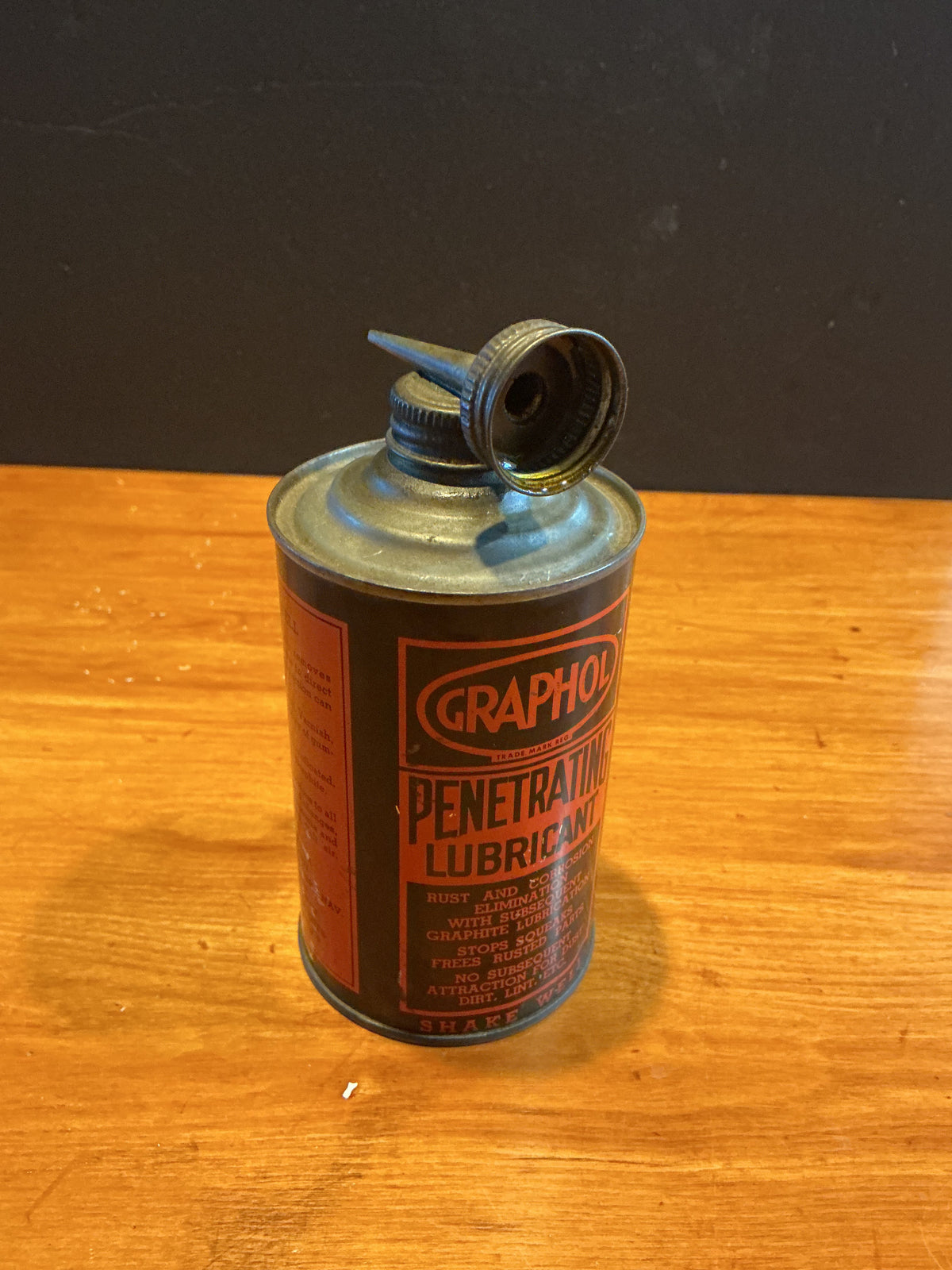 EARLY GRAPHOL CO BROOKLYN NY PENETRATING LUBRICANT TIN