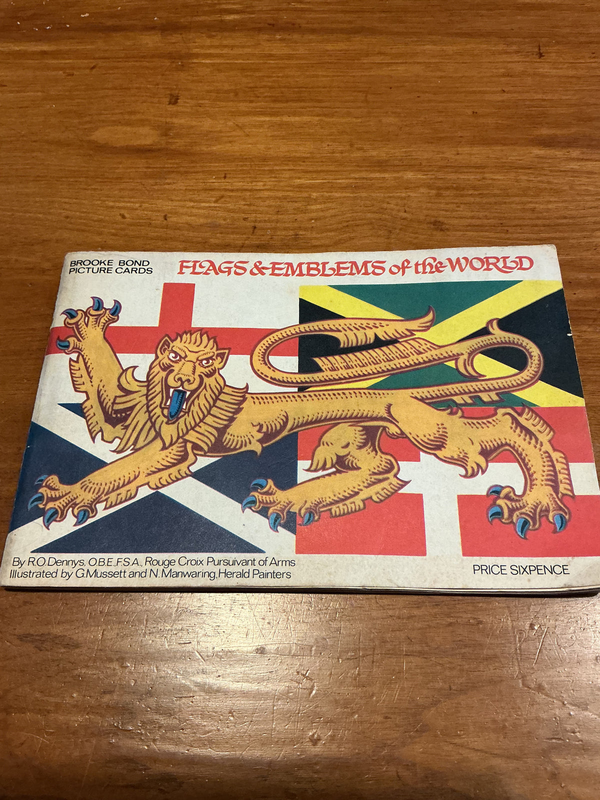 1969 Brooke Bond Picture Cards Flags & Emblems of the World ( complete in album )