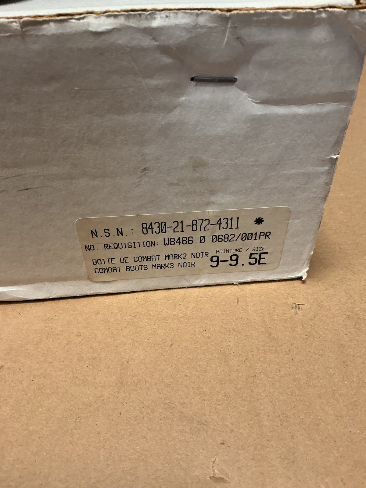 New Vintage Canadian Military  MK111 Combat Boots Size 9 -91/2 E