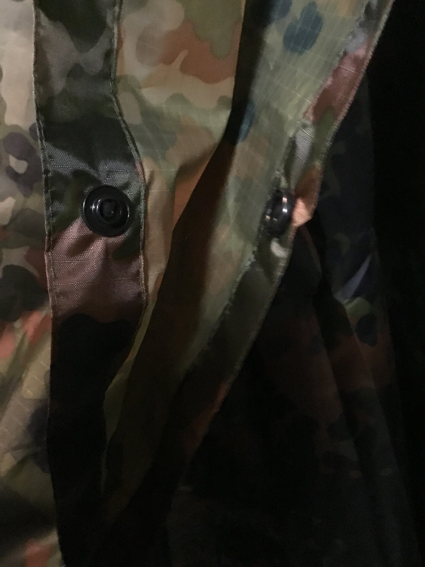 New Flecktarn Pattern Poncho , also in Black