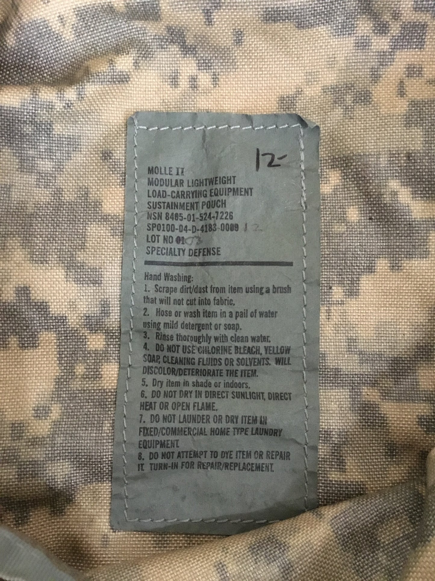 U.S. ACU Pattern Modular Sustainment Pouch