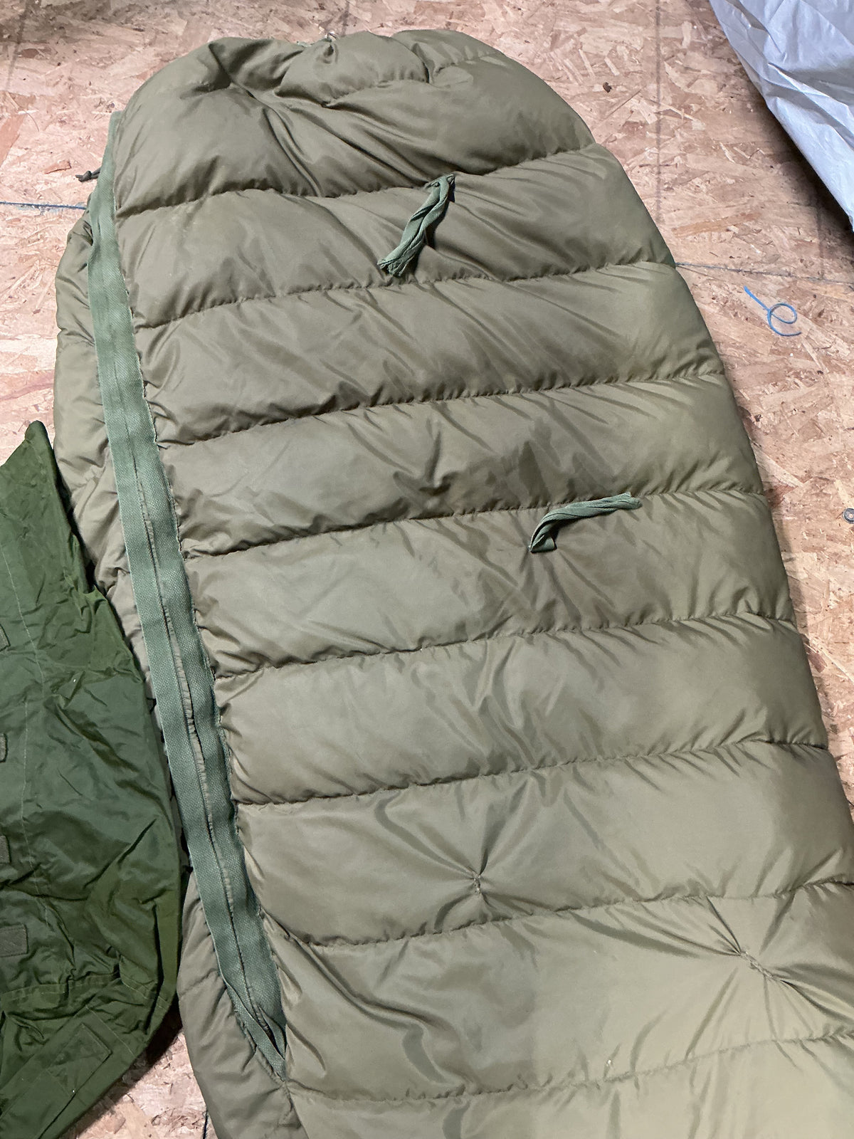 Canadian Military Down Filled Sleeping Bag  3 Pieces