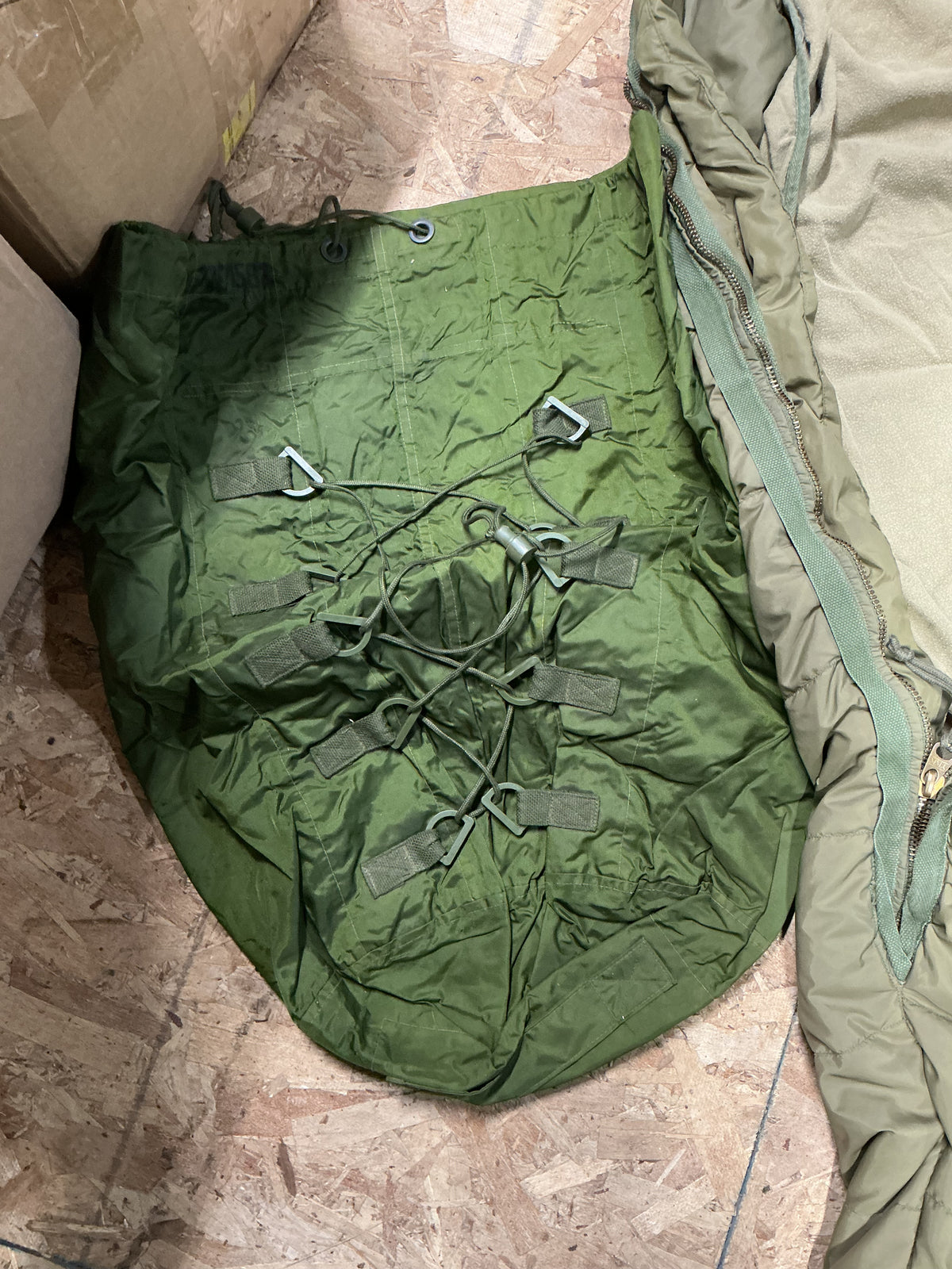 Canadian Military Down Filled Sleeping Bag  3 Pieces
