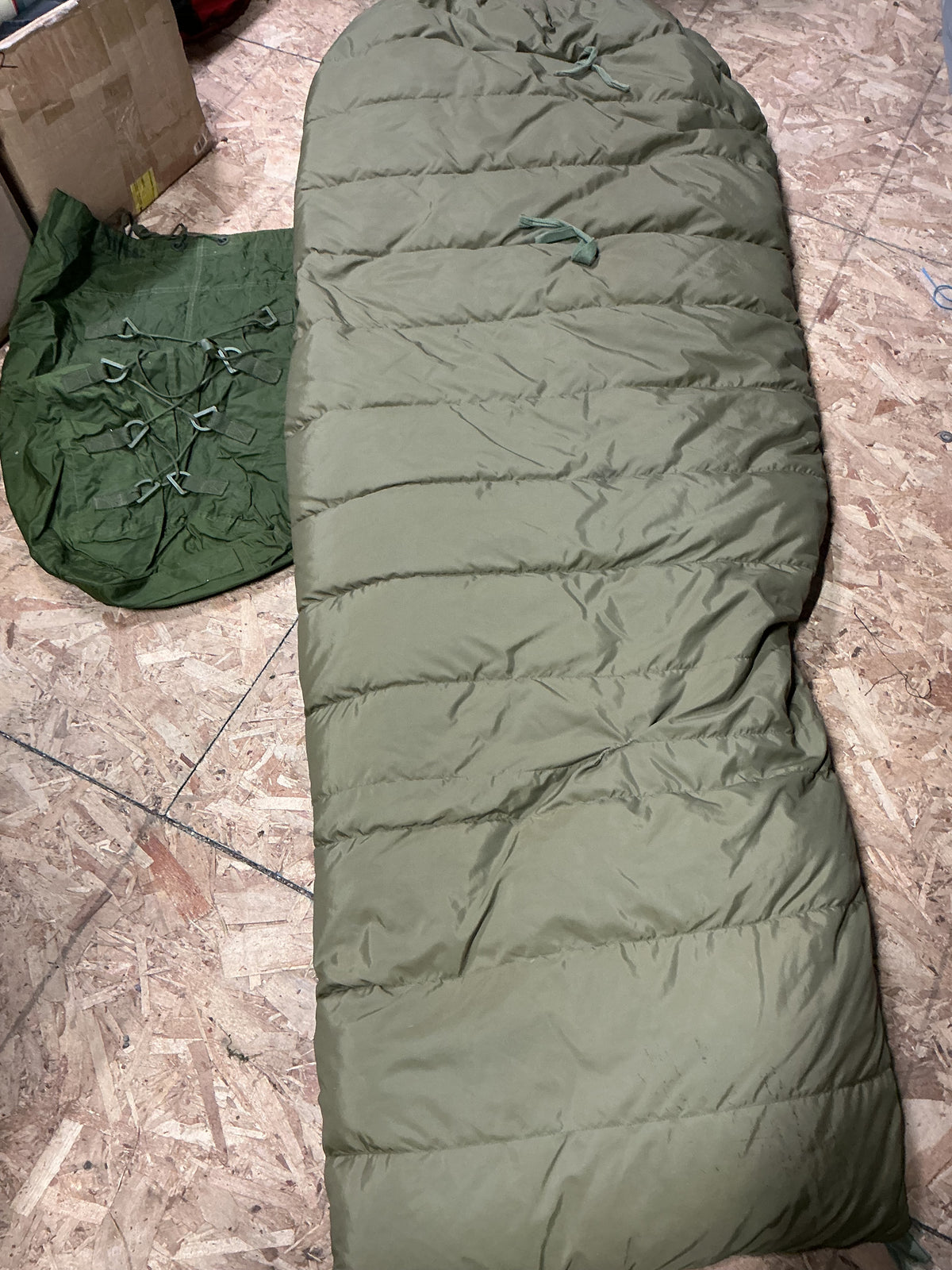 Canadian Military Down Filled Sleeping Bag  3 Pieces