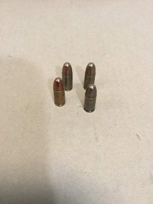 Lot of 4 9MM DUMMY ROUNDS  Stamped 42
