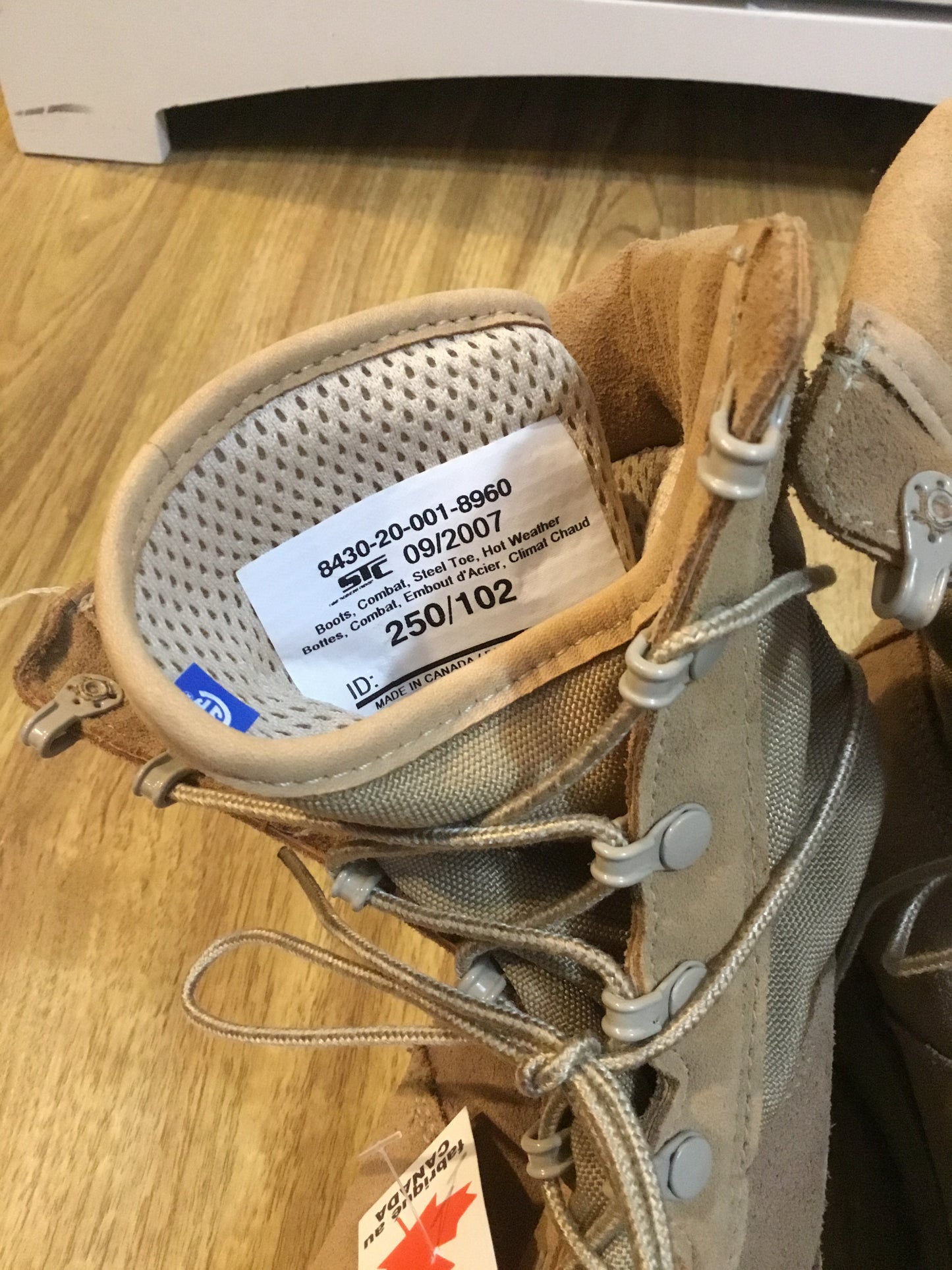 Hot Weather Combat Boots Steel Toe