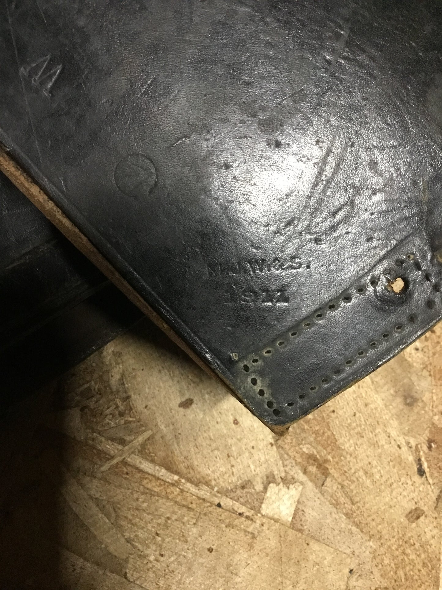 Per WW1 Canadian Leather Gaiters  1910-1911