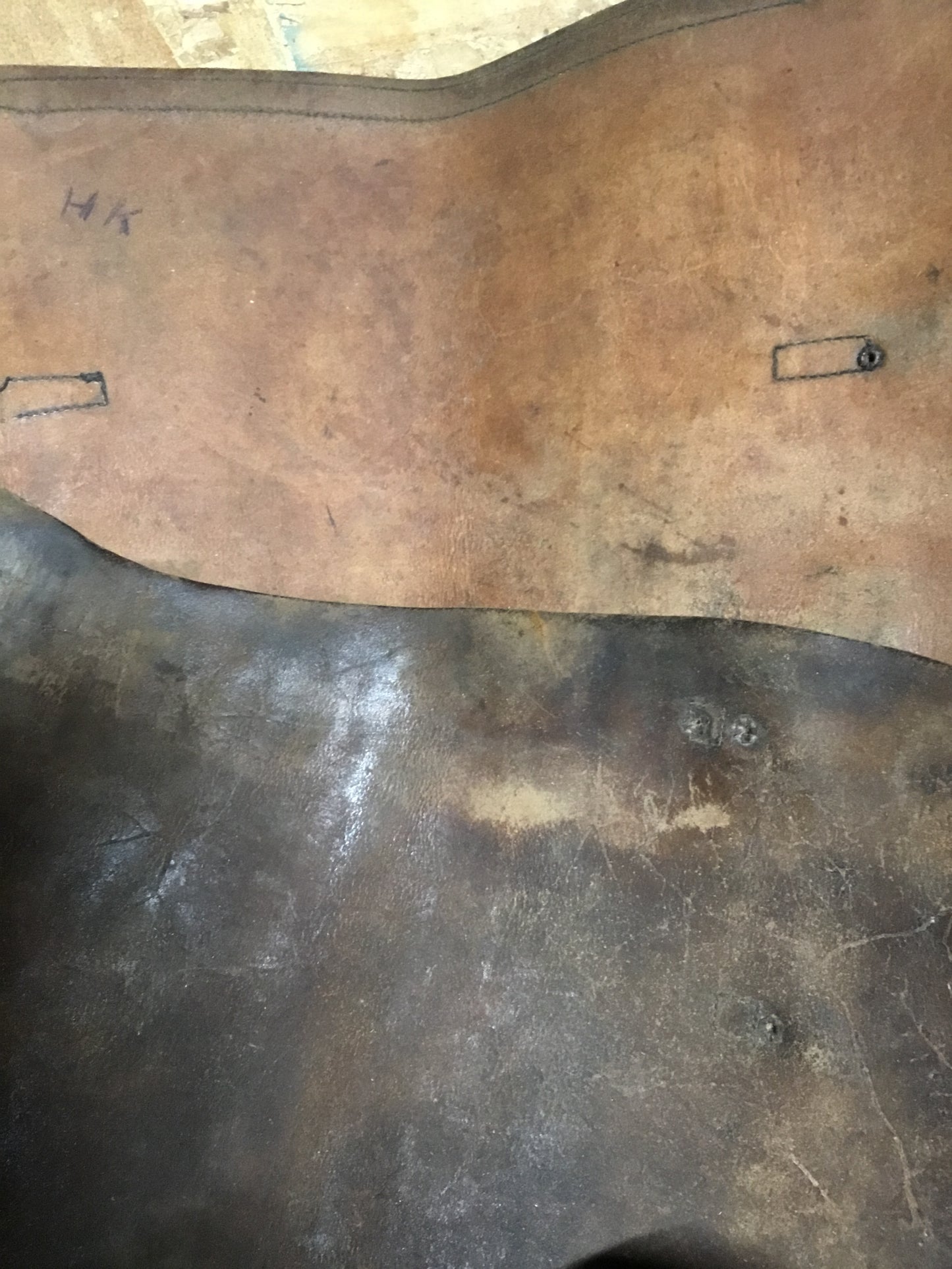 Per WW1 Canadian Leather Gaiters  1910-1911