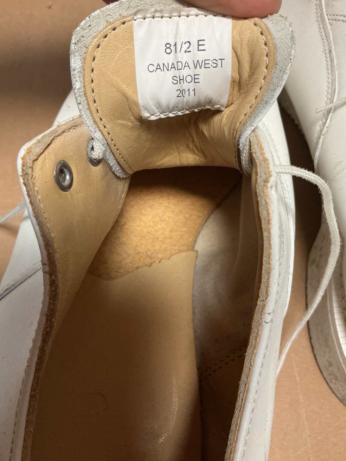 Canadian Navy Dress Shoes Size 8 1/2 E Made in Canada