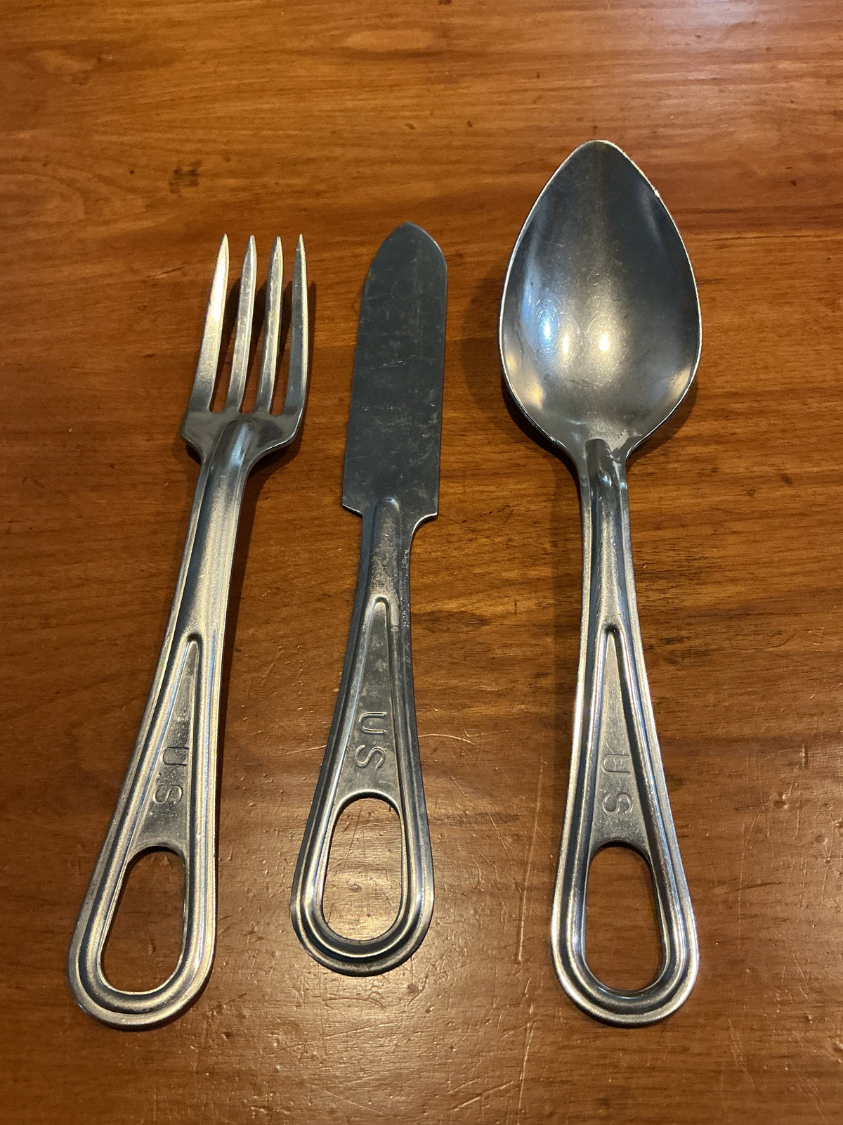 U.S. MILITARY 3 PIECE UTENSILS SET