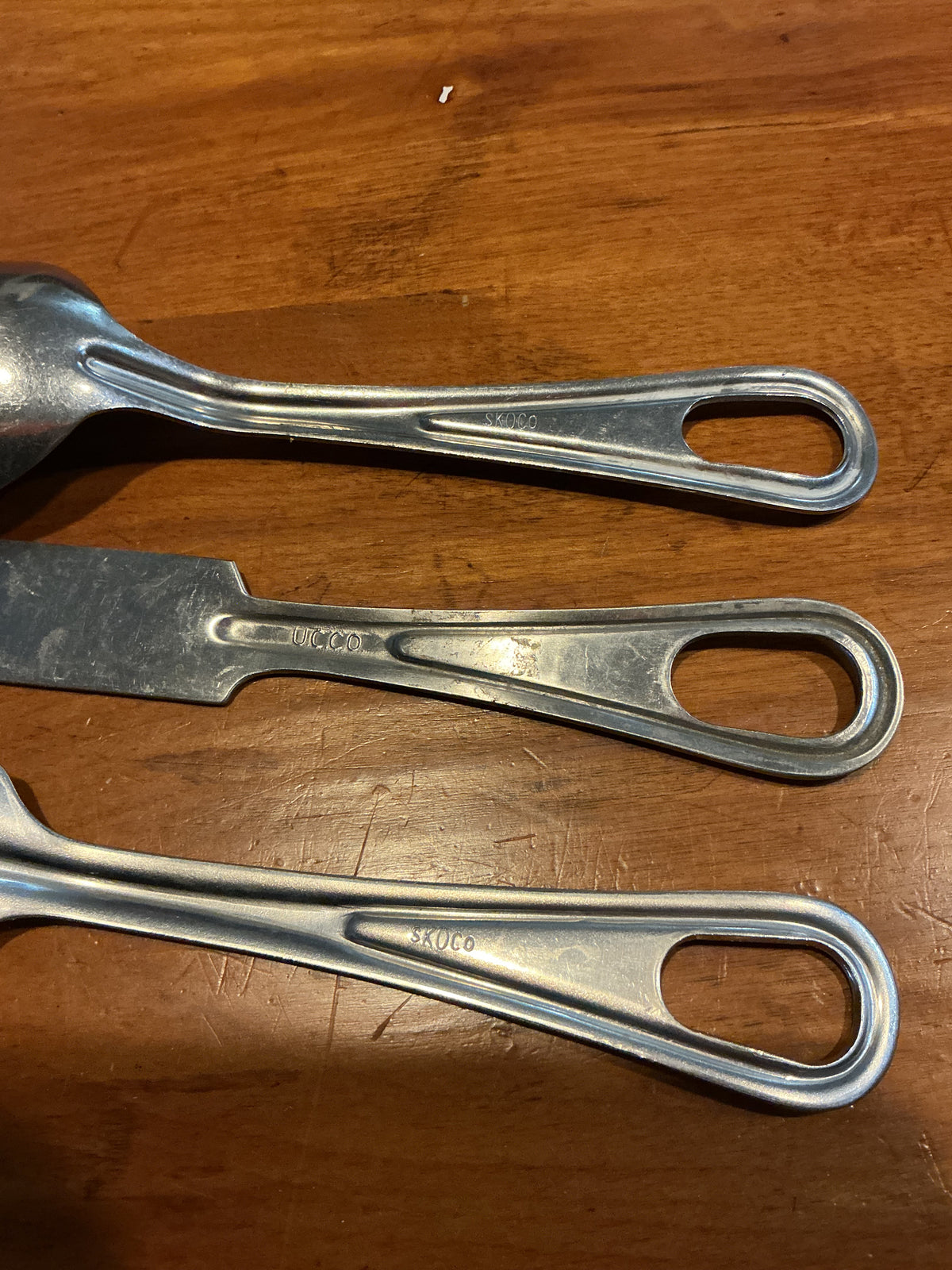 U.S. MILITARY 3 PIECE UTENSILS SET