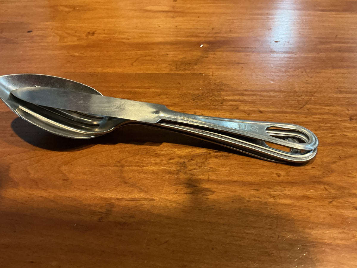 U.S. MILITARY 3 PIECE UTENSILS SET