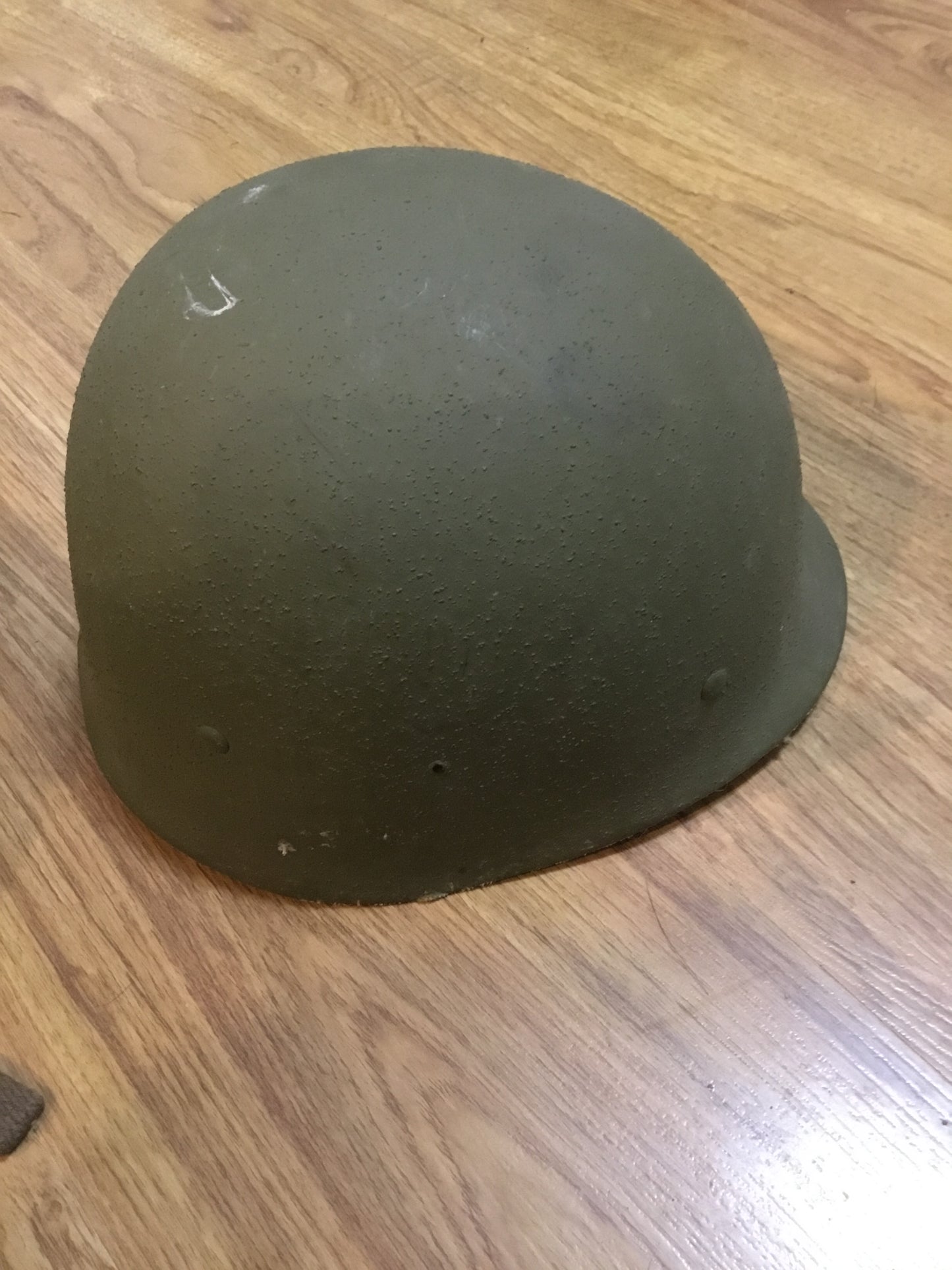 U.S. M1 Helmet with liner and woodland cover