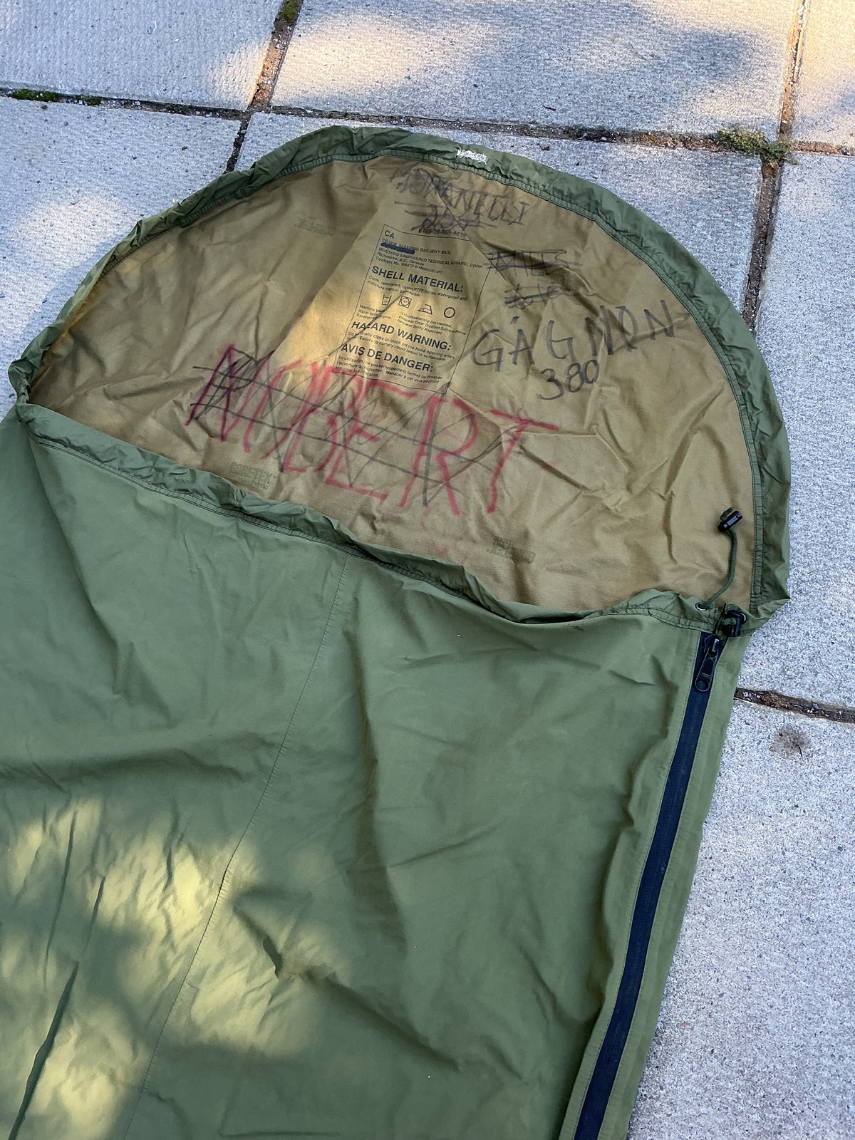 Seconds Canadian Forces waterproof Bivy bag , with Zipper