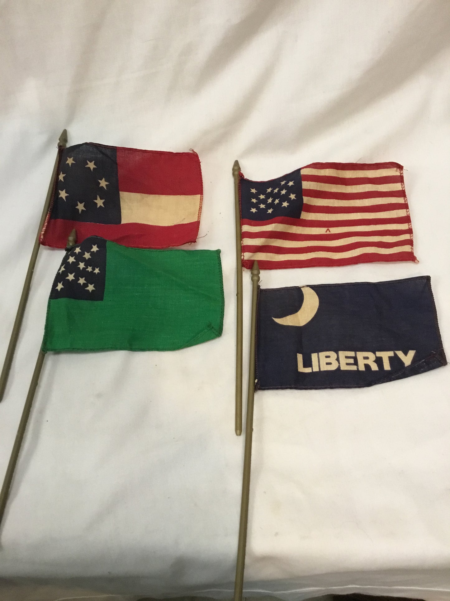 4U.S. Related Hand Held Parade Flags .