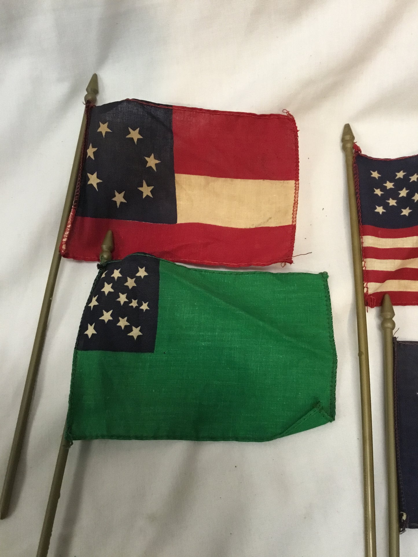 4U.S. Related Hand Held Parade Flags .