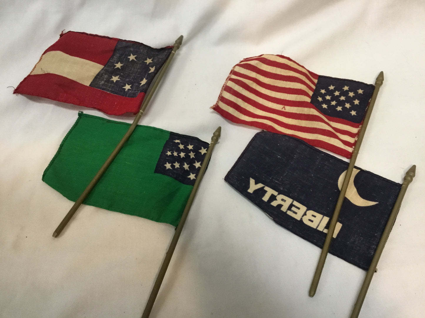 4U.S. Related Hand Held Parade Flags .