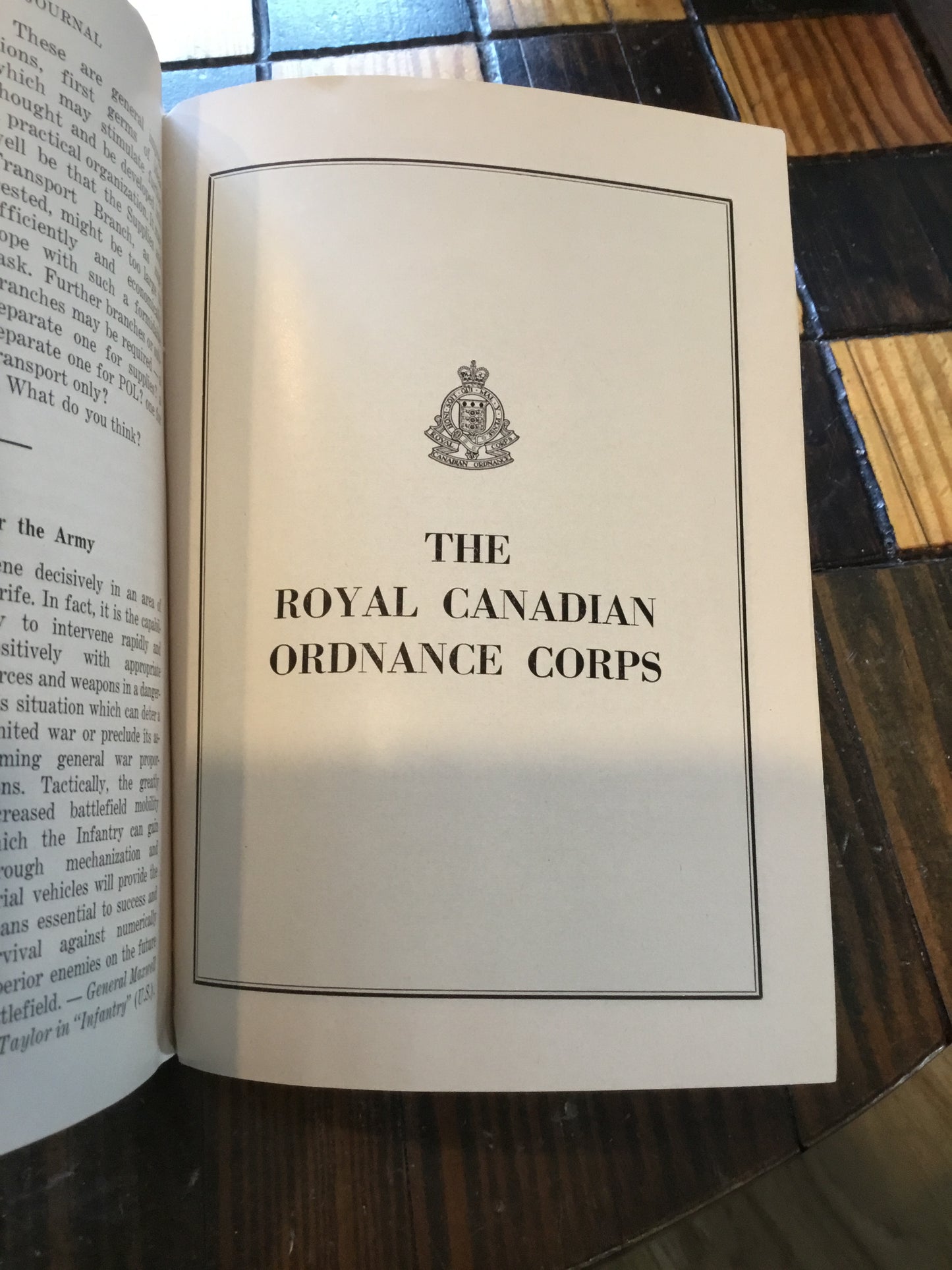 Lot of 3 Canadian Army Journals 1957 , 1959