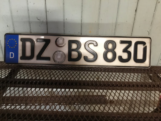 German License Plate