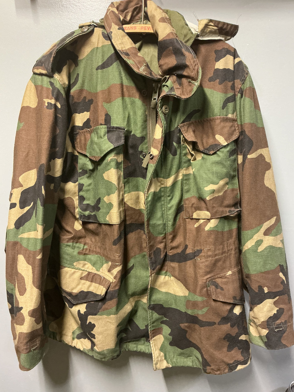 U.S. MILITARY WOODLAND  M65 Field Jacket Medium Regular