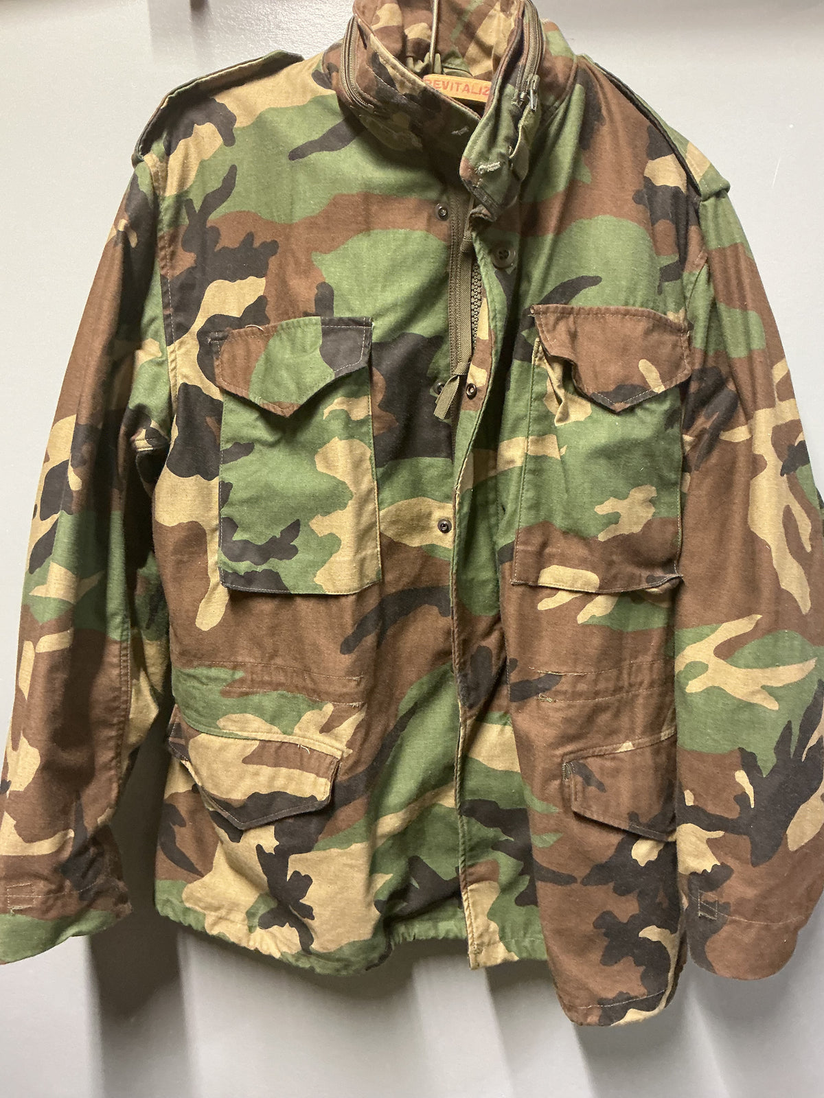U.S. MILITARY WOODLAND  M65 Field Jacket Medium Regular