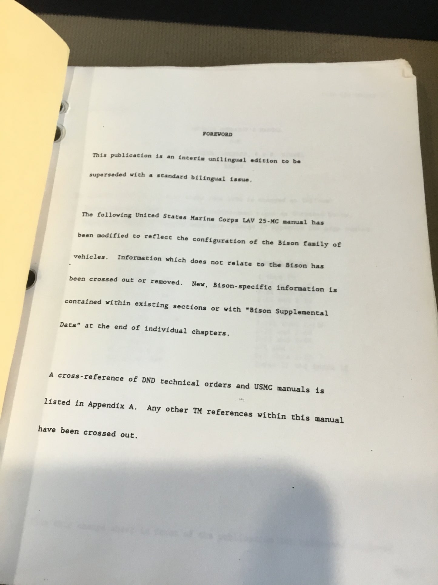 Operator’s Manual Armoured ,Wheeled , 8x8 , Diesel , Bison 1990