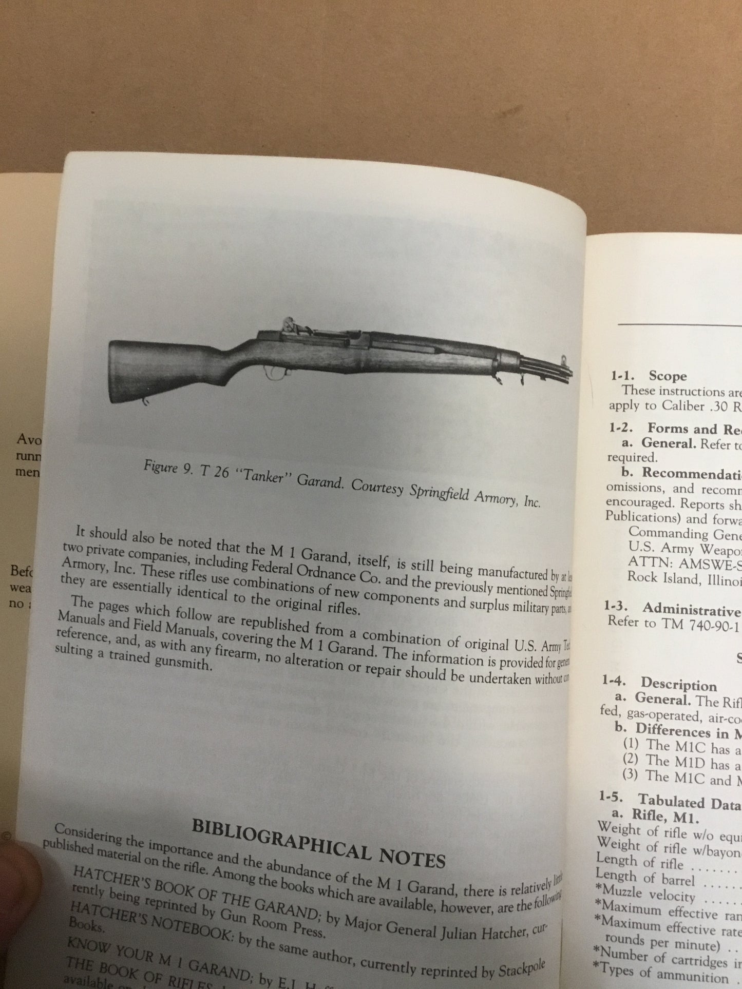 TM9-1005-222-12 Operator Manual including repair parts Rifle Caliber 30 M1 , Snipers