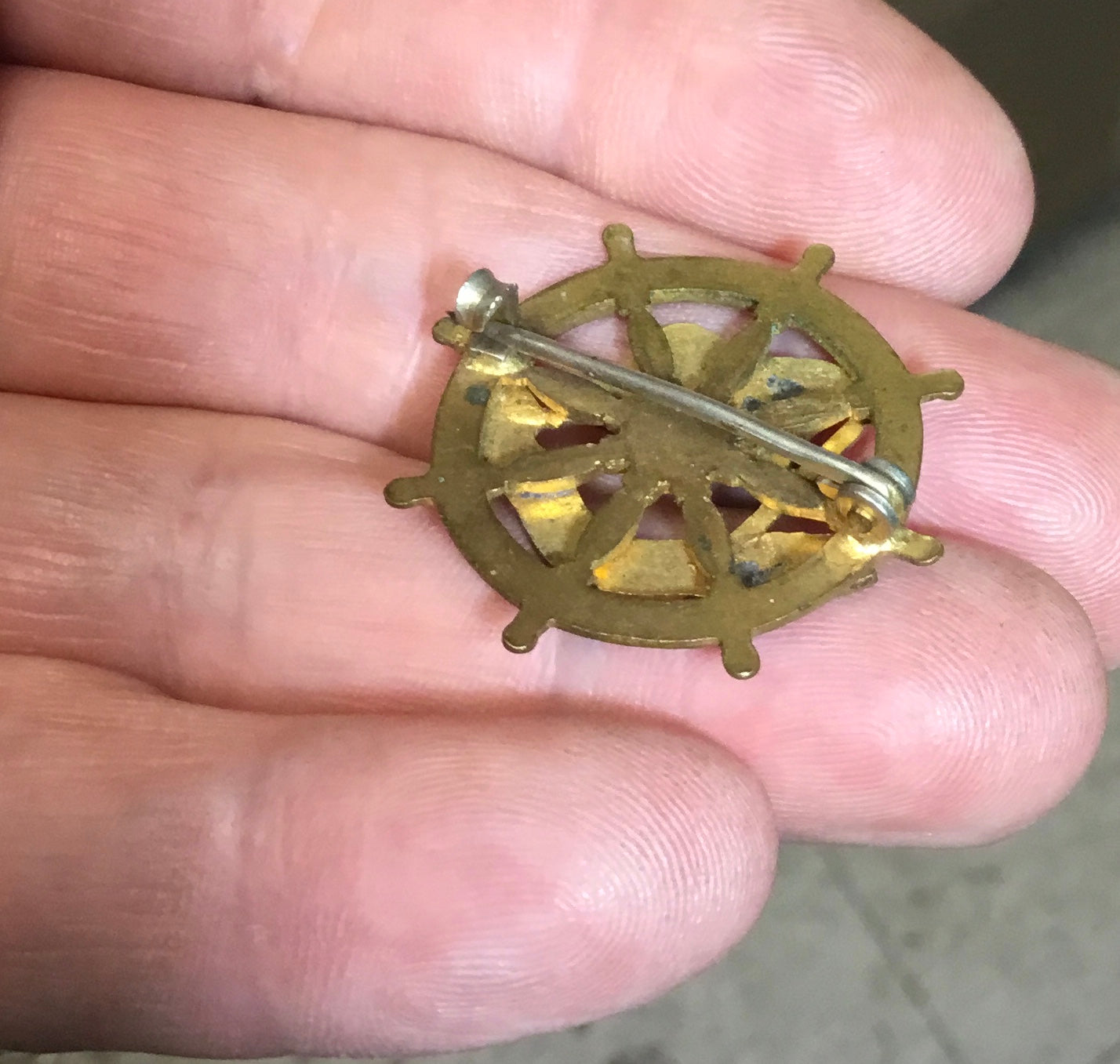 TSS Athenia Ships Pin Enameled