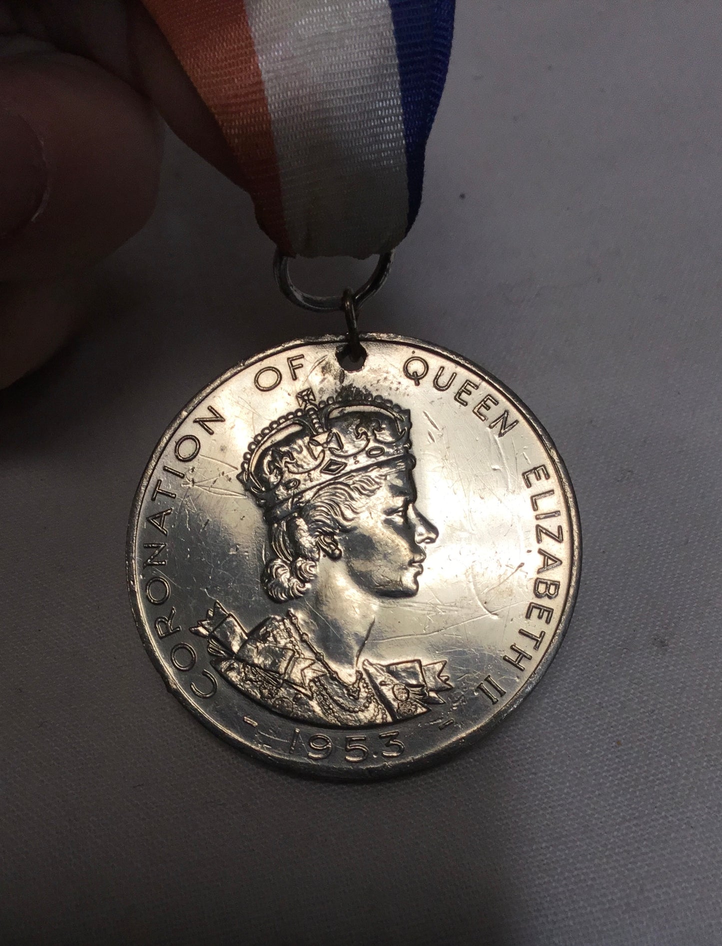 Queen Elizabeth coronation medal, 1953