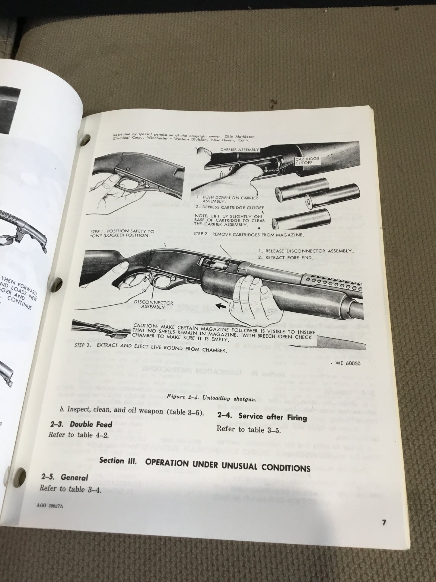 Shotgun 12 Gage Winchester Model 1200 Riot Type