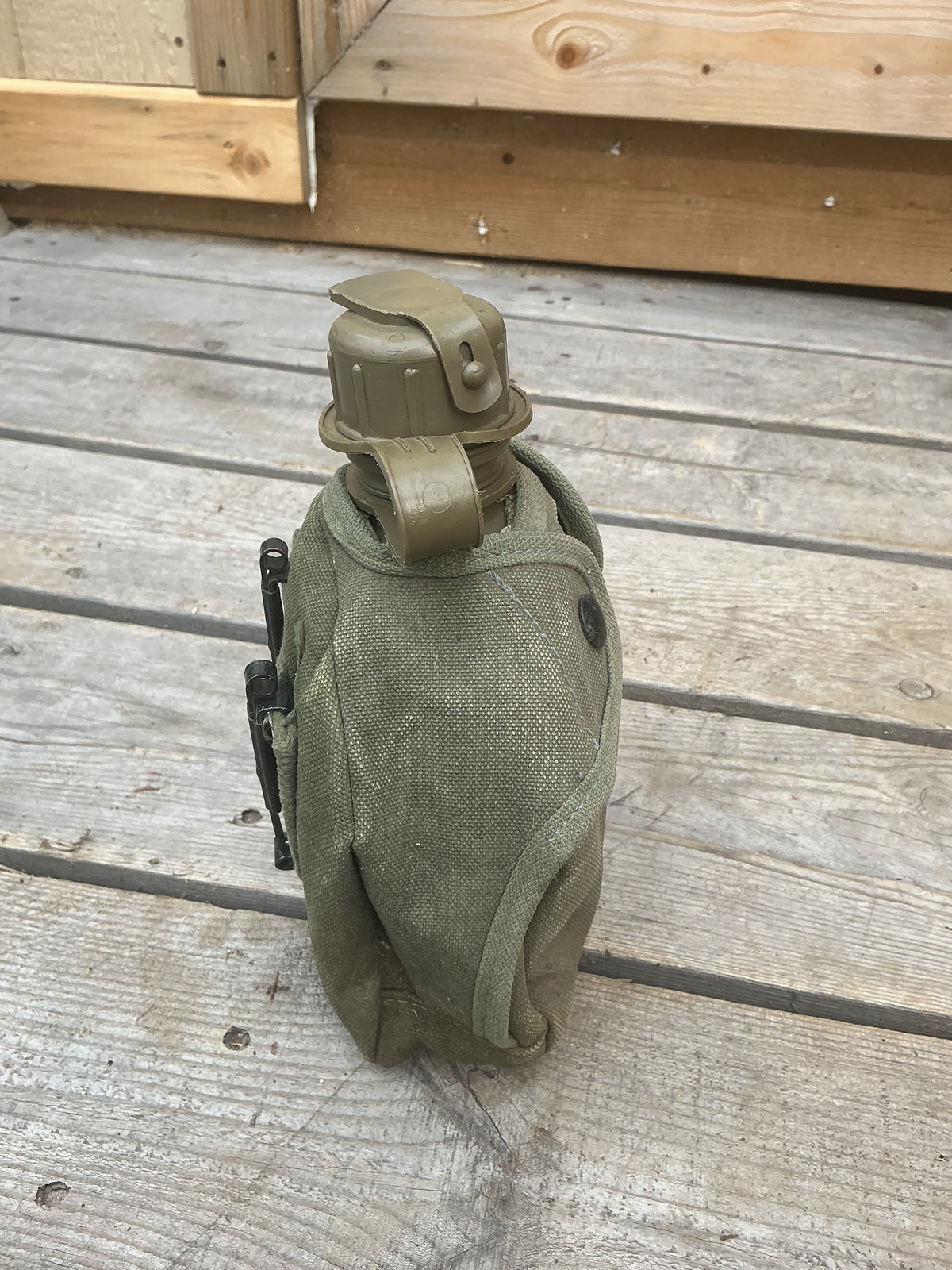 U.S Military Canvas Canteen Cover with Canteen