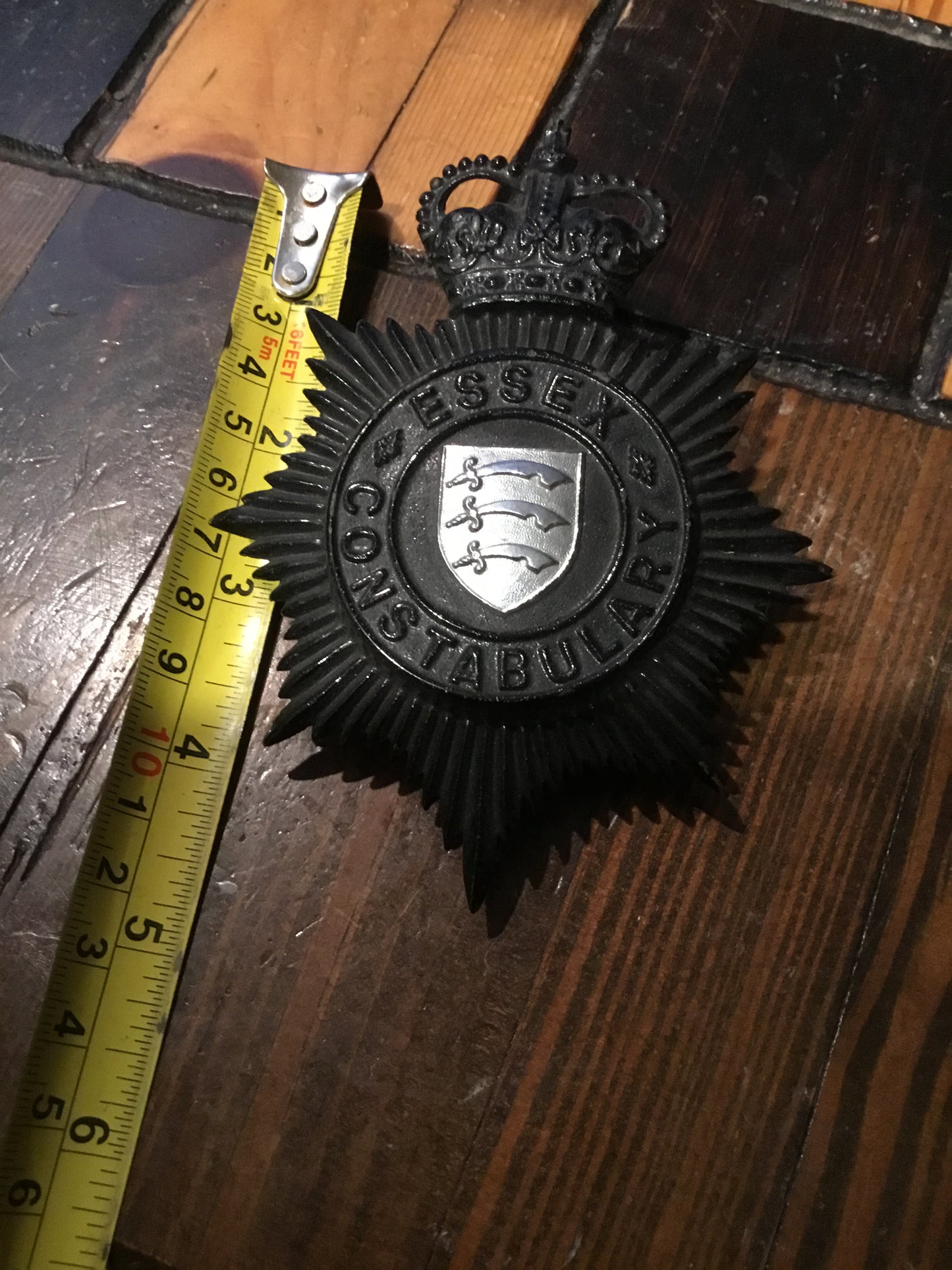 British Police Helmet Badge Essex  Constabulary