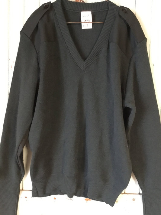 Canadian Army Wool Sweater Large Regular