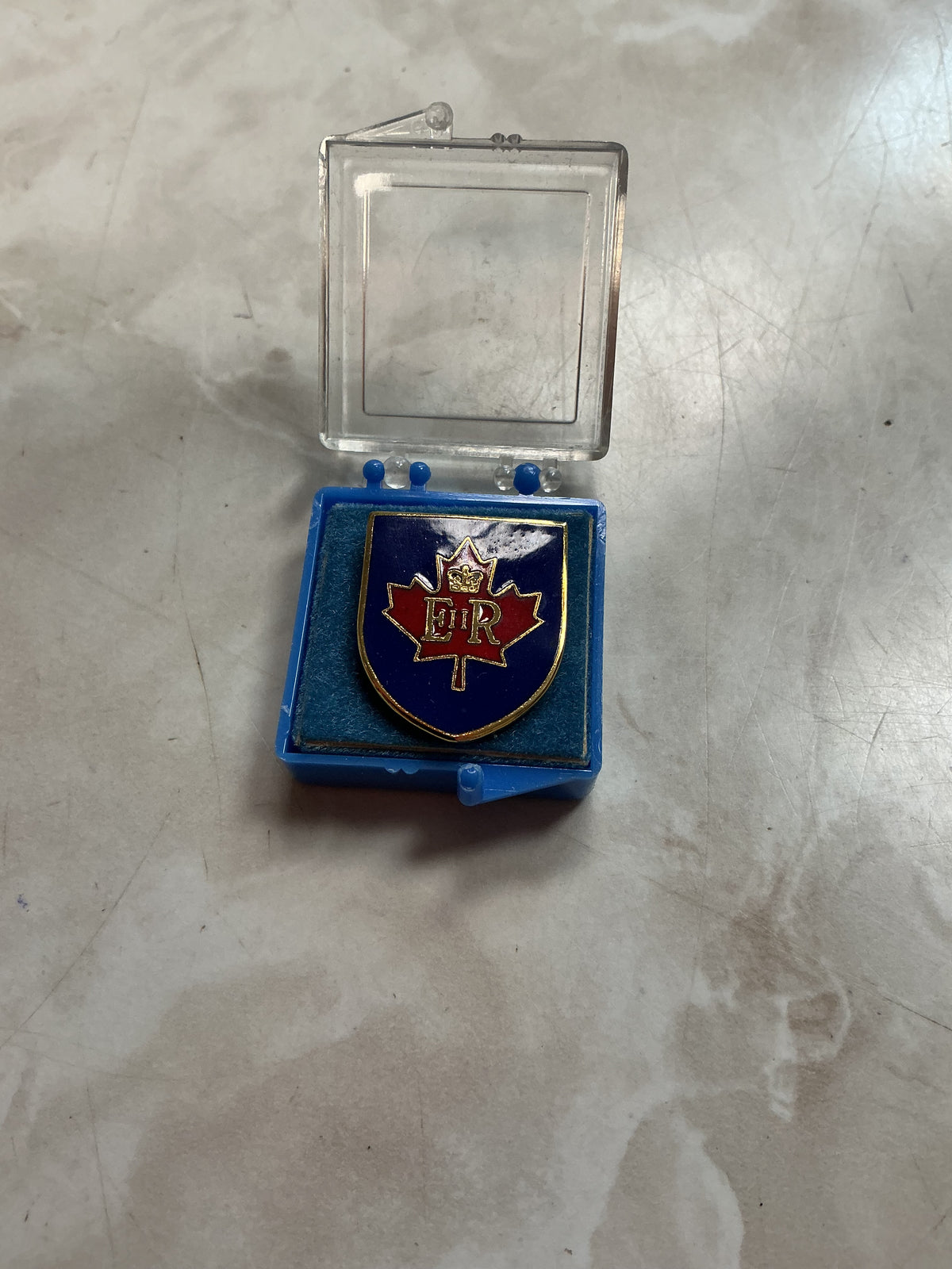 Commemorative Badge /Pin Ottawa, Ontario Registration of a Badge for the Royal Tour 1984
