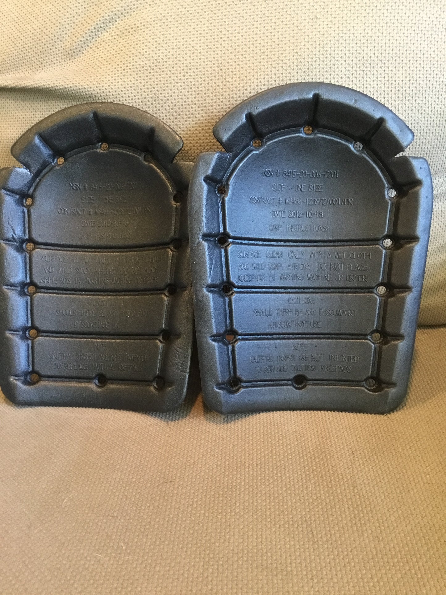 Canadian Armed Forces Knee Pad Inserts, Pair