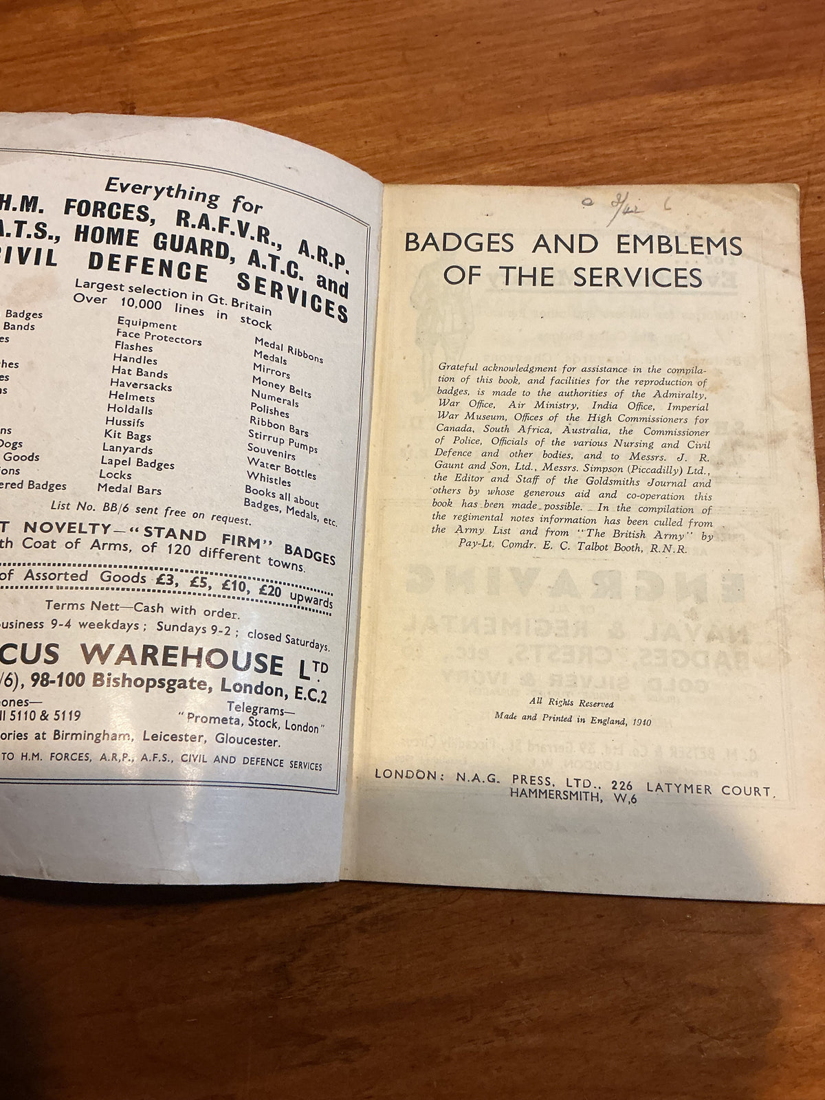 British Badges and Emblems of the Services  Great Reference