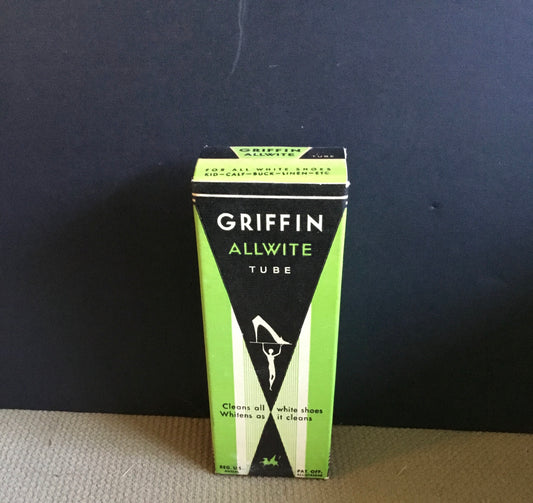 1930s Griffin Allwite Shoe Polish, Vintage NOS