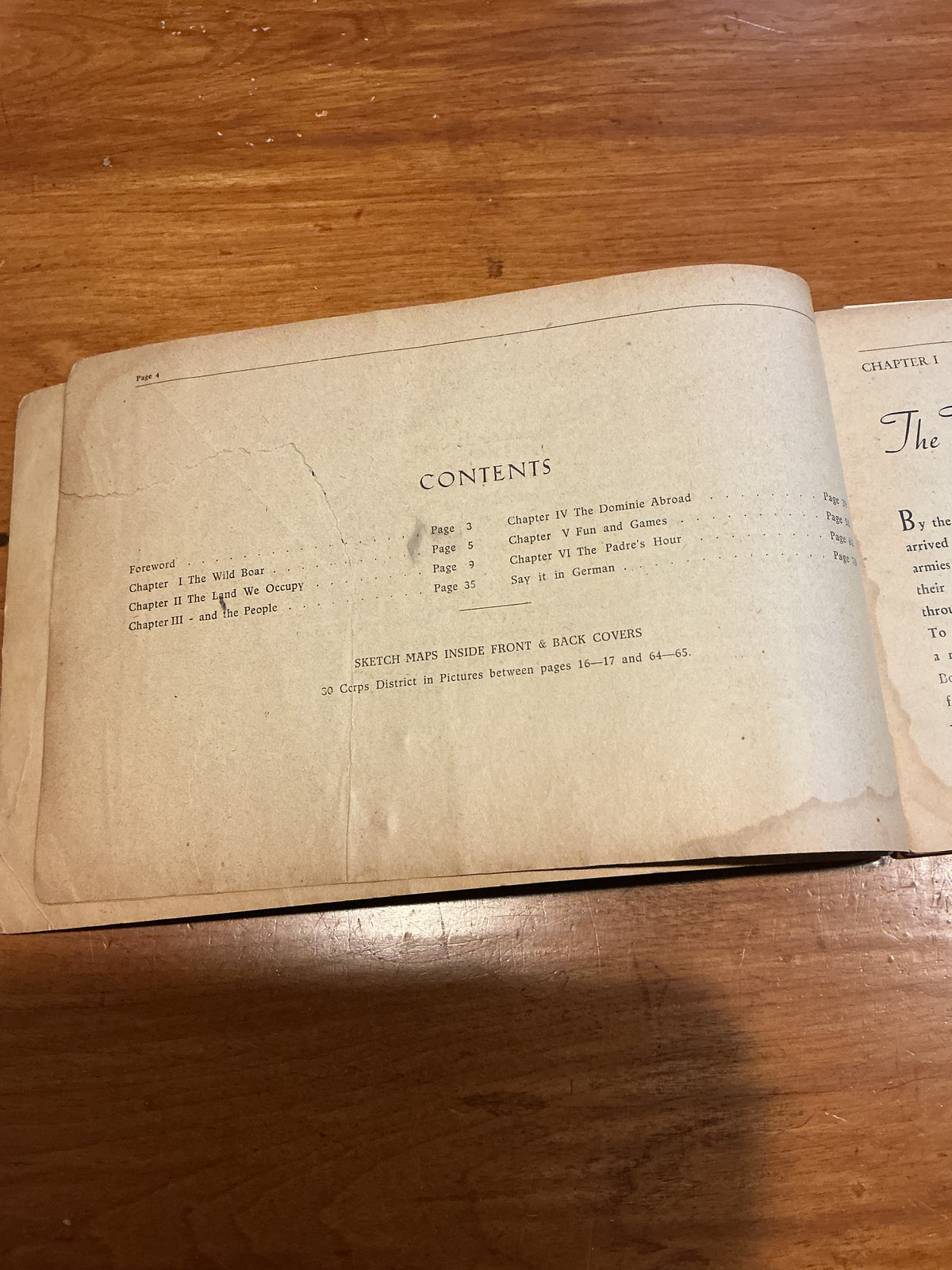 WW11 30 th Corps in Germany Booklet