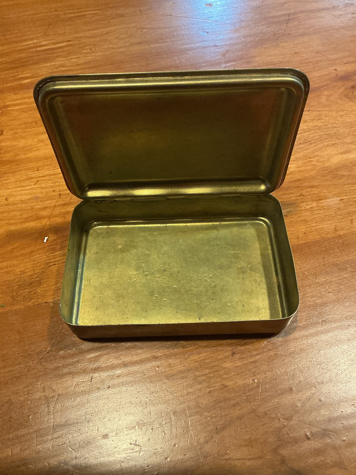 WW1 British 1914 Princess Mary Brass Gift Tin  for Troops at the Front