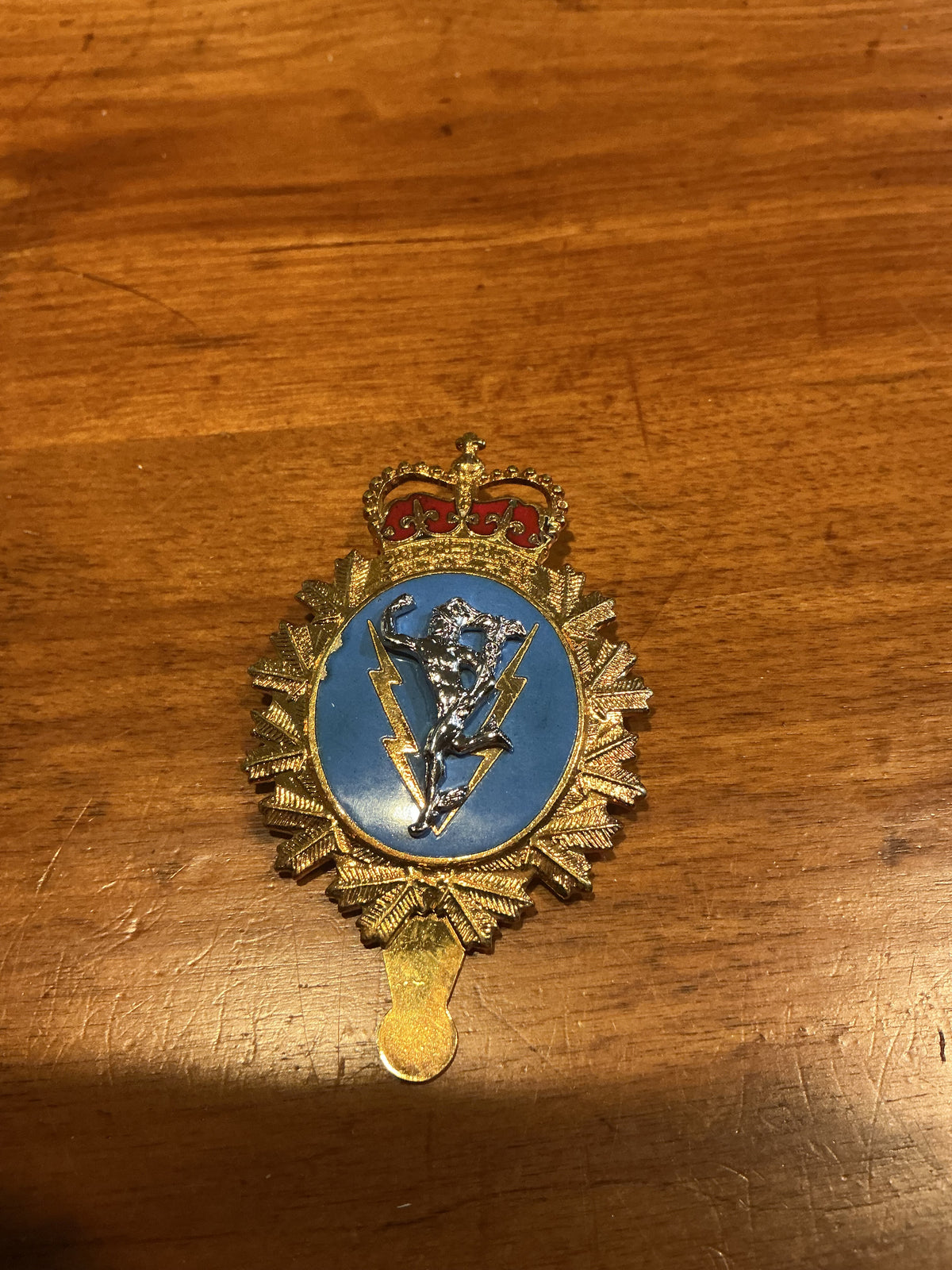 CANADIAN FORCES SIGNAL  / CAP BADGE