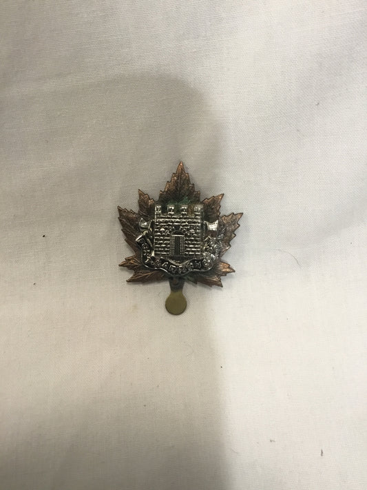 Post War Canadian Forces  Fort Garry Horse Cap Badge