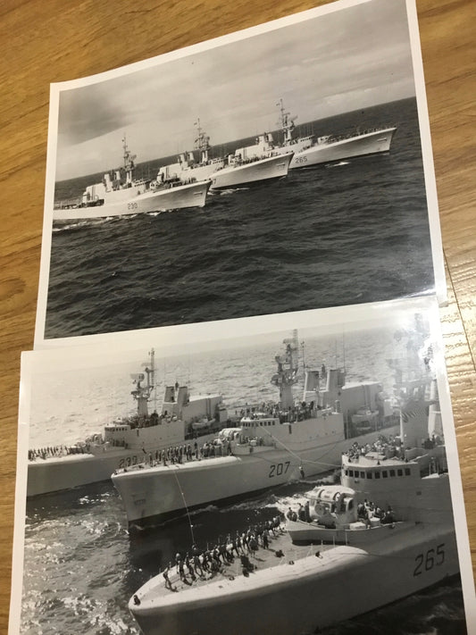 Vintage Photos Canadian Navy Destroyers