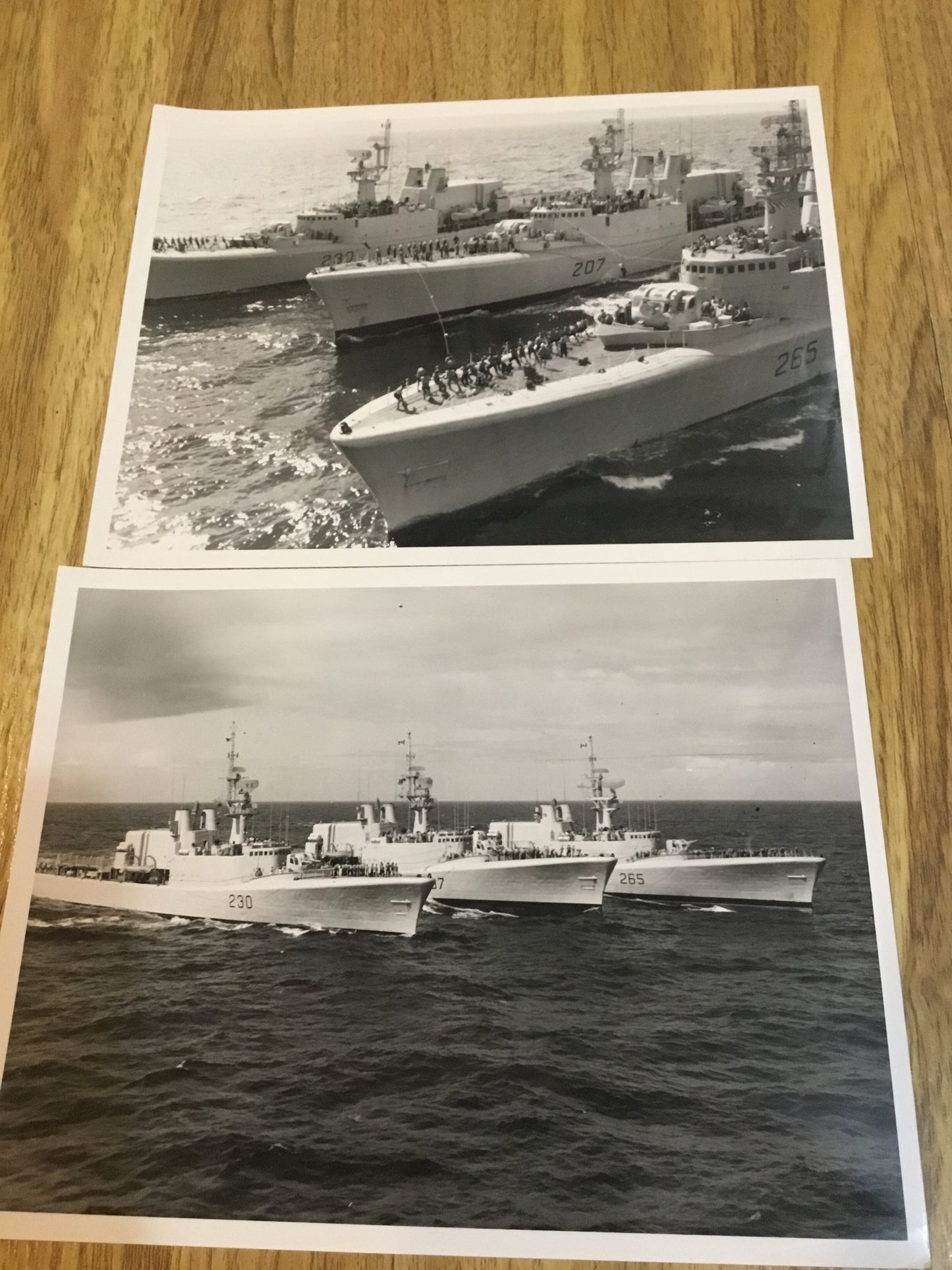 Vintage Photos Canadian Navy Destroyers