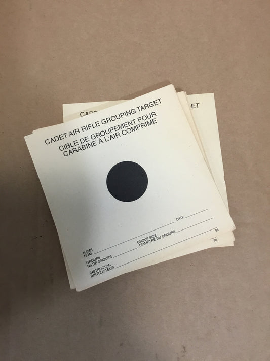 Lot of 30 Cadet Air Rifle Grouping Targets