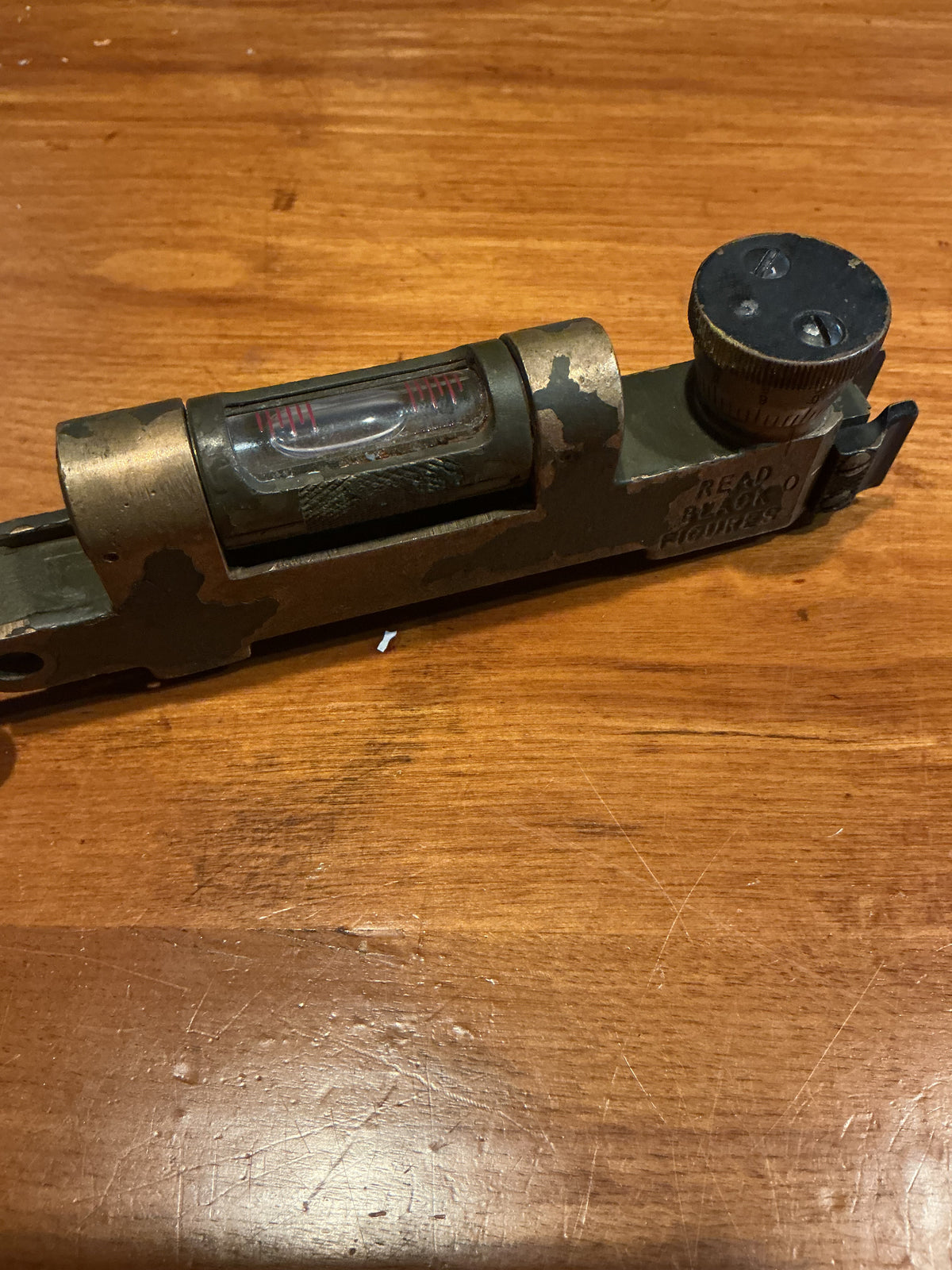Clinometer Gunners Partial gun site  made of brass