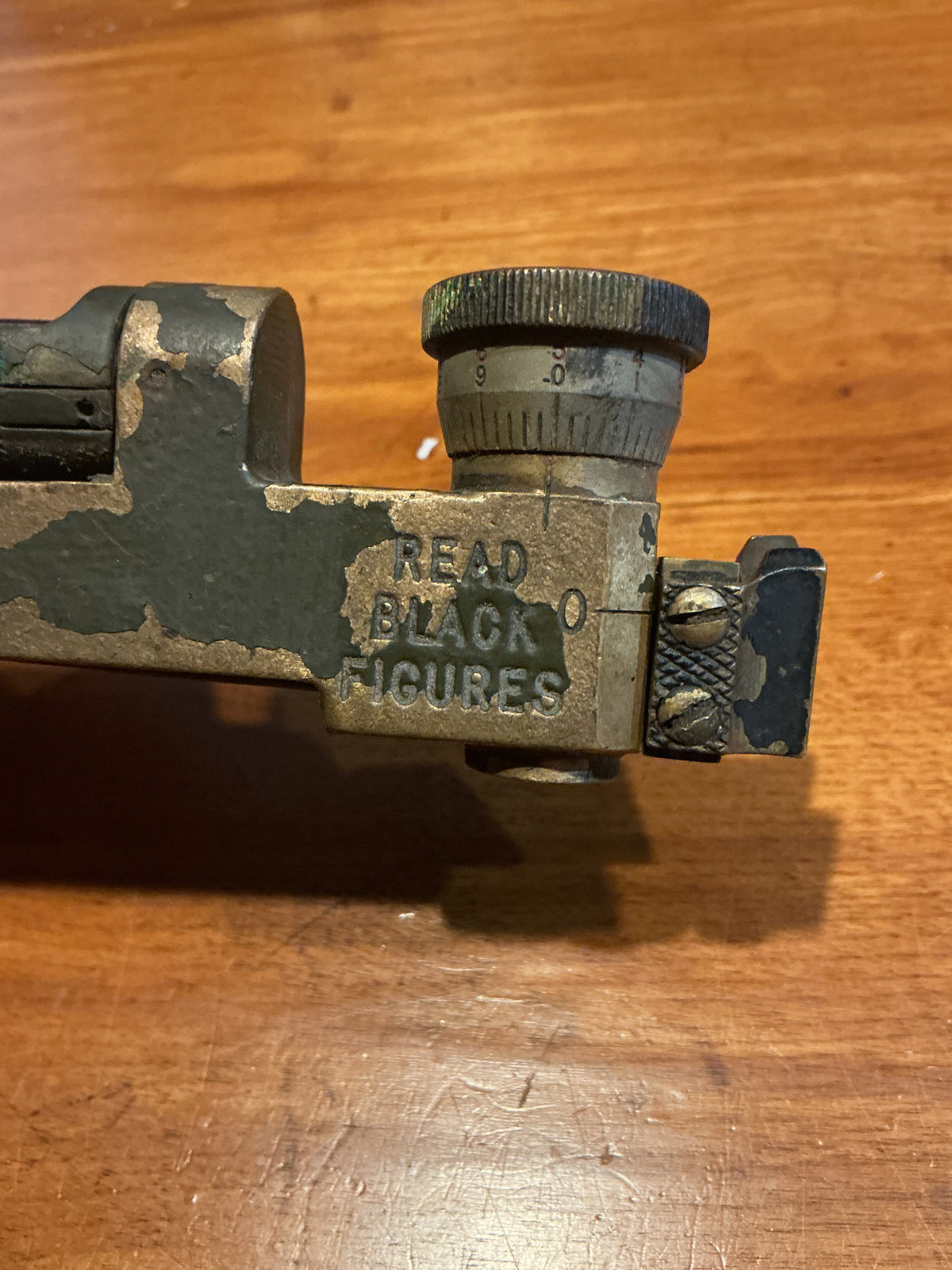 Clinometer Gunners Partial gun site  made of brass