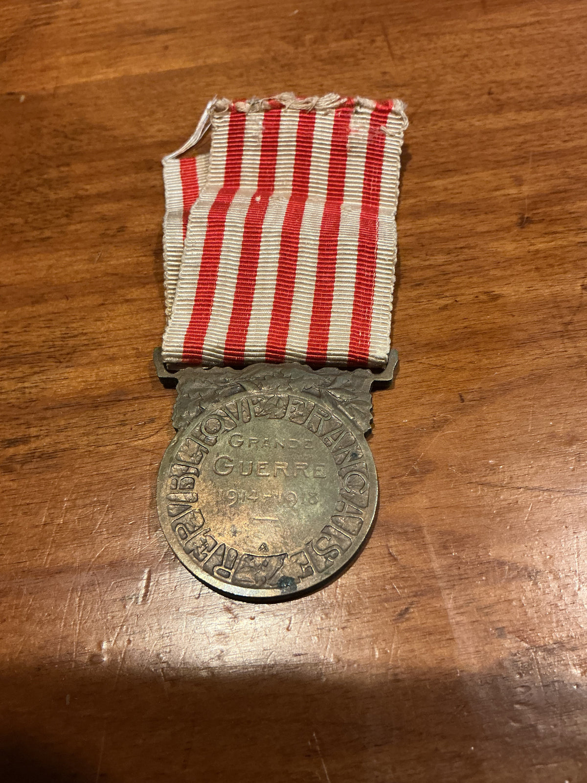 French Médaille commémorative de la guerre 1914–1918 - French Memorial Medal of the War 1914–1918