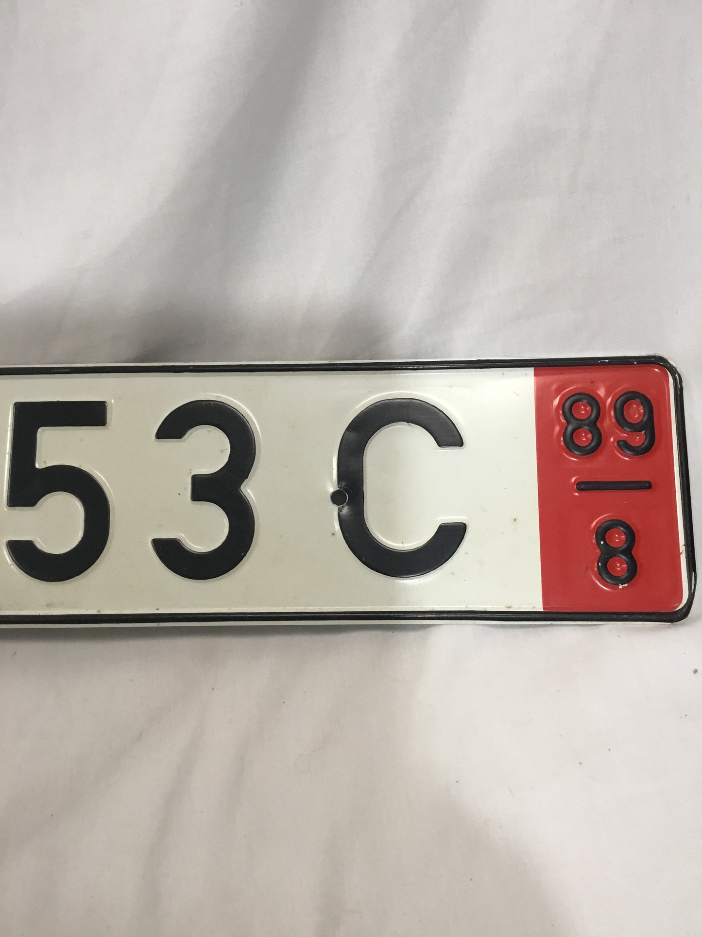 German license plate