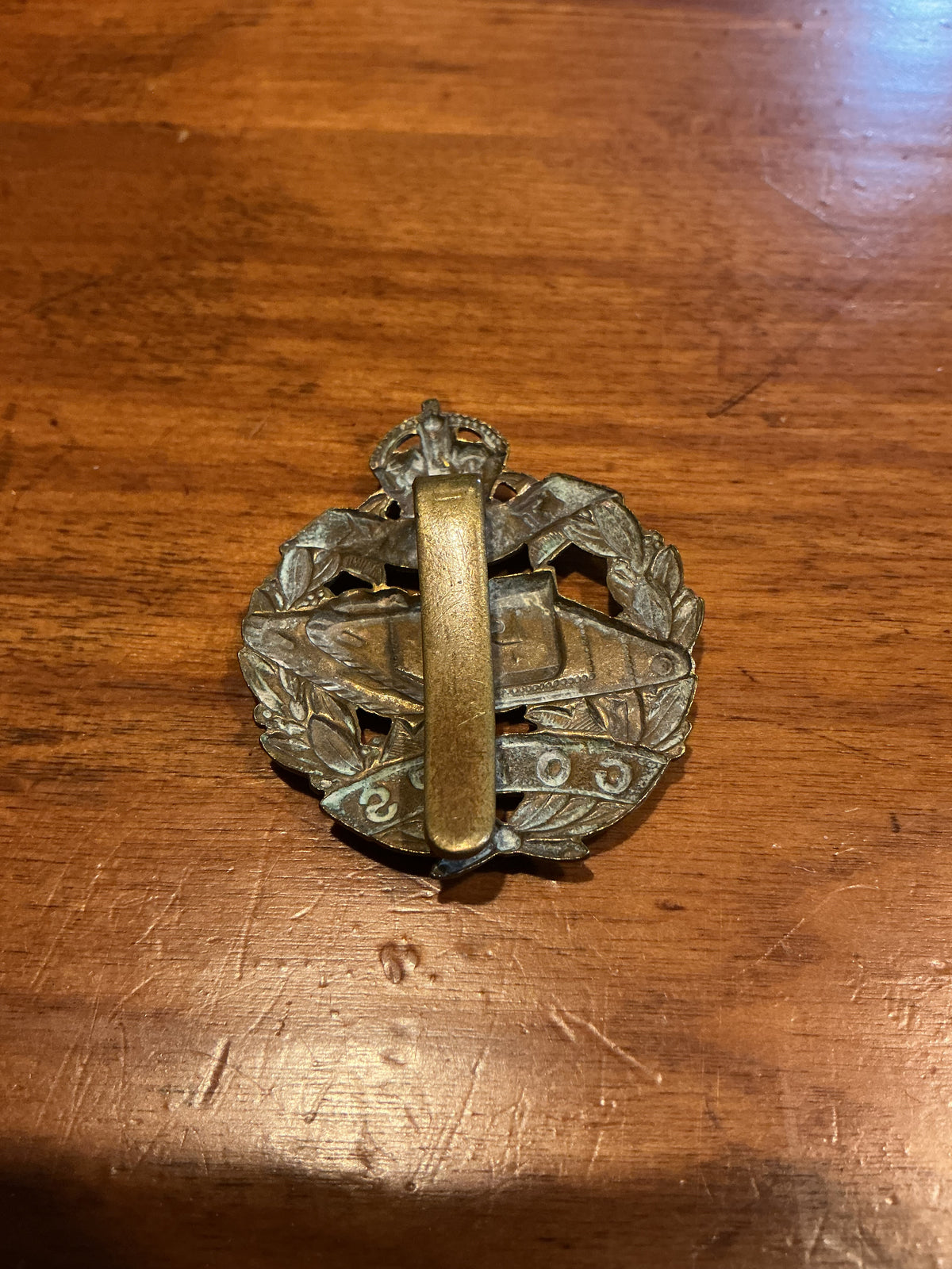 WW1 British Royal Tank Corps Cap Badge