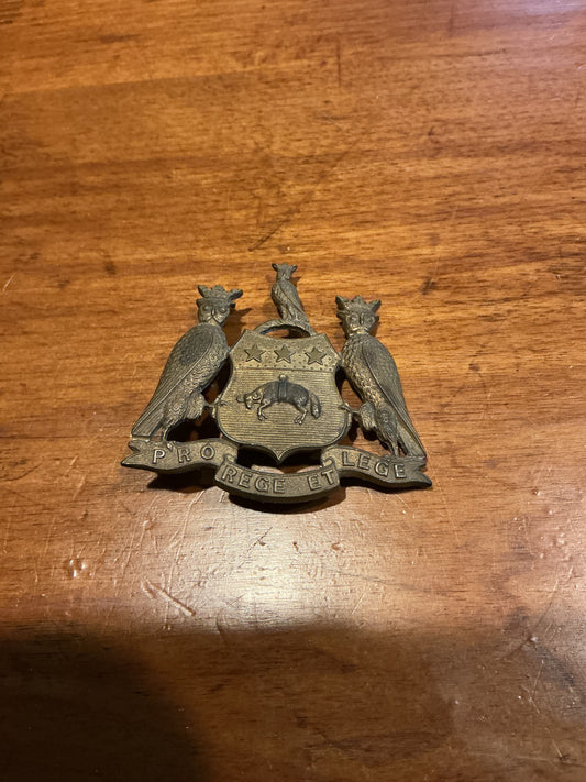 WW1 British King's Liverpool Pals Regiment Cap Badge